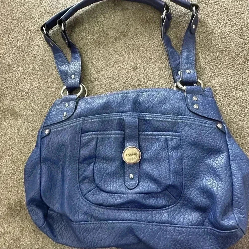 Rosetti blue leather purse‎
